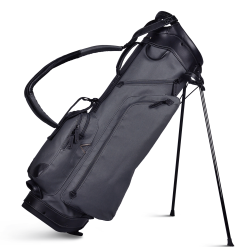 Sun Mountain Golf Canvas & Leather Carry Stand Bag -Golf Clubs Shop 190735CanvasLeatherStandSlate Black