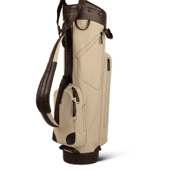 Sun Mountain Golf Canvas & Leather Cart Bag 11 Sun Mountain Golf Canvas & Leather Cart Bag -Golf Clubs Shop 190738CanvasLeatherCartNatural Brown