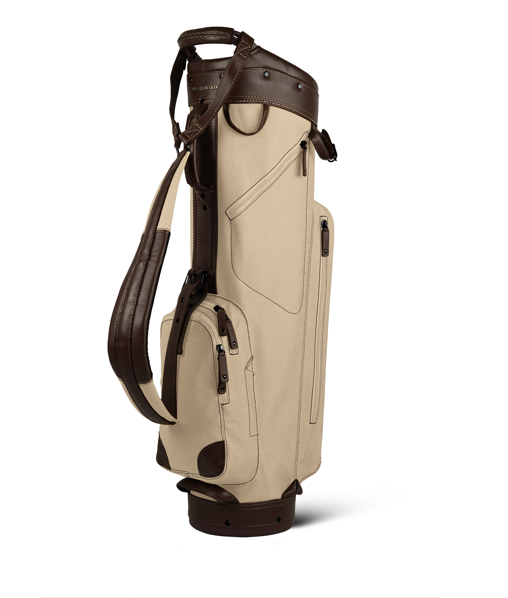 Sun Mountain Golf Canvas & Leather Cart Bag 5 Sun Mountain Golf Canvas & Leather Cart Bag - Image 3