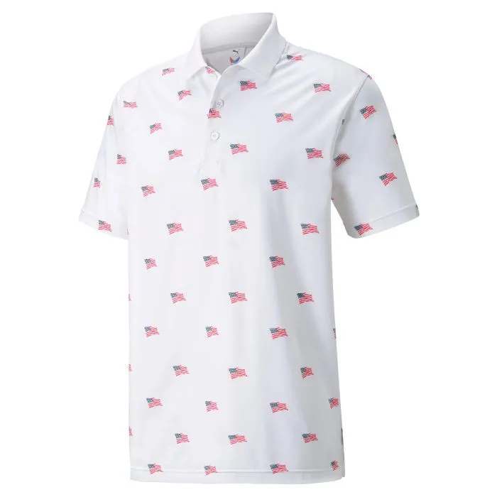 Cobra Golf Puma Men's Volition Flags Golf Polo 4 Cobra Golf Puma Men's Volition Flags Golf Polo - Image 2