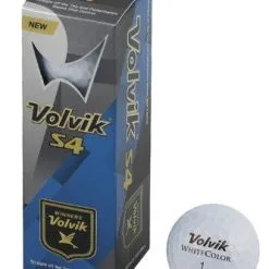 Volvik S4 Golf Balls - White (3 Ball Sleeve)
