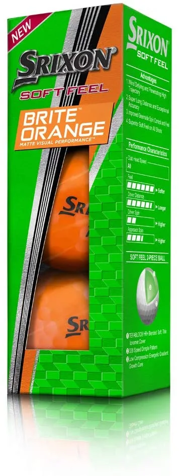 Cleveland Golf Srixon Soft Feel Brite Matte Color Golf Balls 30 Cleveland Golf Srixon Soft Feel Brite Matte Color Golf Balls - Image 28