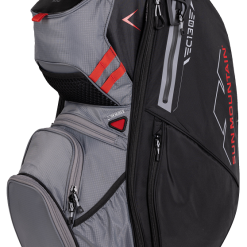 Sun Mountain 2023 C-130 14-Way Divided Golf Cart Bag -Golf Clubs Shop 2023 C130 230304 black nickel red