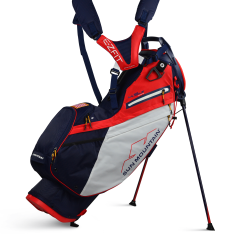 Sun Mountain Golf 2021 4.5 LS 14-Way Divided Golf Stand Carry Bag -Golf Clubs Shop 21009045LS14WayNavy White Red