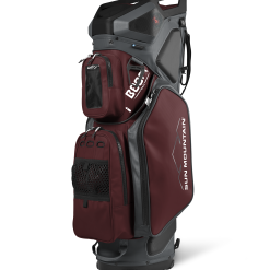 Sun Mountain 2022 Boom Bag Golf Cart Bag With Speakers -Golf Clubs Shop 210412BoomBagGray Garnet Black