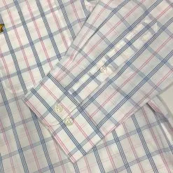 Callaway Jack Nicklaus Black Label By Perry Ellis Plaid Button Down Shirts -Golf Clubs Shop 3ColorsMediumPlaidLS BrightWhite2 scaled