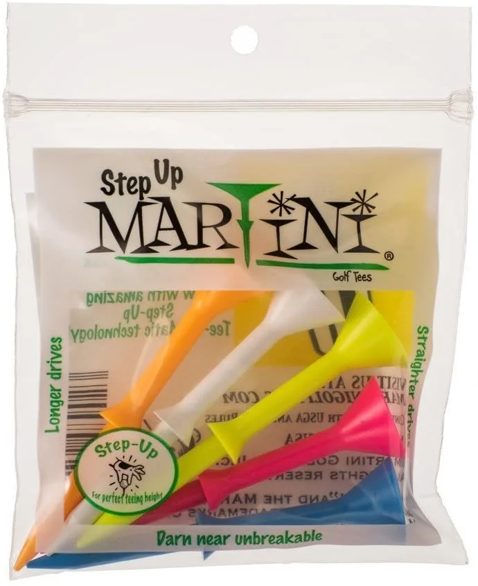 Martini Tees Martini Step Up Golf Tee 3 Martini Tees Martini Step Up Golf Tee