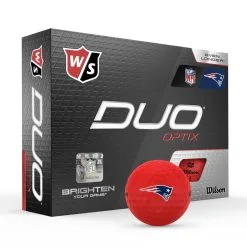 Wilson Staff Duo Optix NFL Team Licensed Golf Balls - Matte Red 17 Wilson Staff Duo Optix NFL Team Licensed Golf Balls - Matte Red -Golf Clubs Shop 7ba07c62db60ad7779b345577d2ccb27cda9318c WGWP505NE 9 Duo Optix Box RT Hero NFL NewEngland Lockup RD