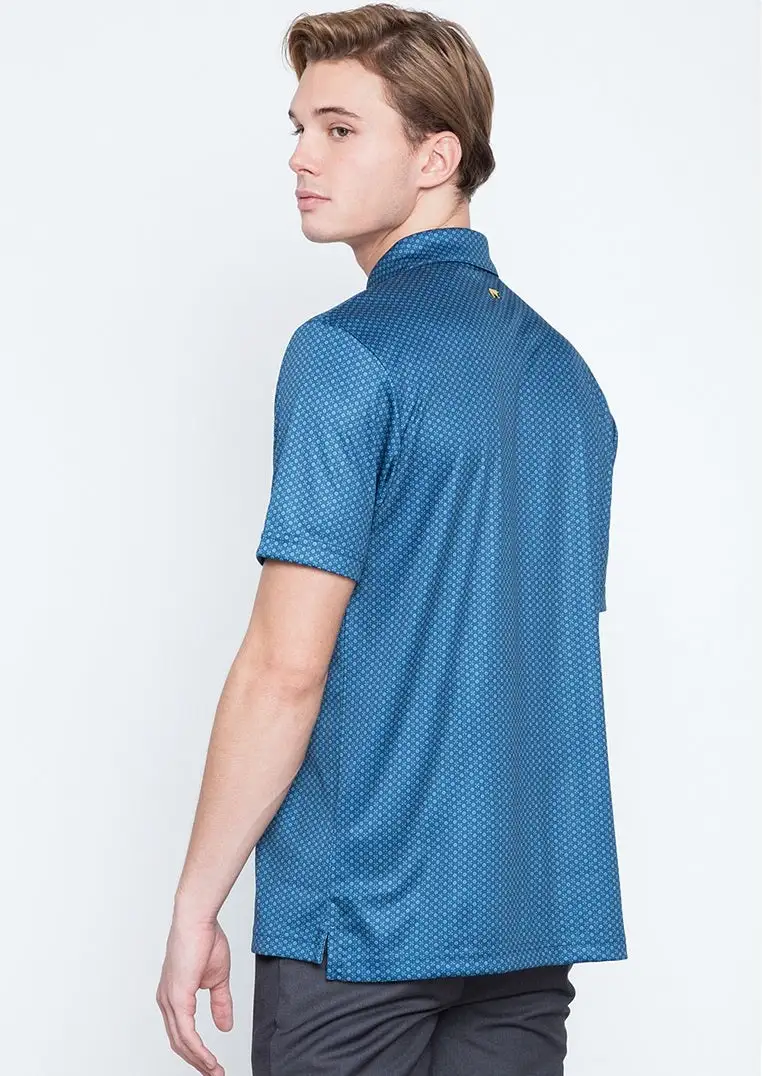 Callaway Jack Nicklaus Black Label By Perry Ellis All Over Mini Foulard Polo Shirts 5 Callaway Jack Nicklaus Black Label By Perry Ellis All Over Mini Foulard Polo Shirts - Image 3