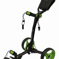 TGIB Axglo Golf TriLite 3 Wheel Push Cart -Golf Clubs Shop AxgloTriLiteBlackGreen