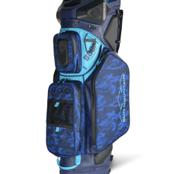 Sun Mountain 2022 Boom Bag Golf Cart Bag With Speakers -Golf Clubs Shop BOOM BAG NAVY BLUECAMO OCEAN
