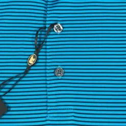 Callaway Jack Nicklaus Black Label By Perry Ellis Feeder Stripe Polo Shirts -Golf Clubs Shop BlackLabelPolo FeederStripe BlueJewel1 scaled