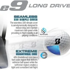 Bridgestone E9 Long Drive Golf Balls - Sleeve -Golf Clubs Shop Bridgestonee9LongDrive 3 2794daee a0b3 49ac 9438 22da396ee63c