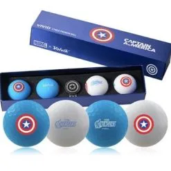Volvik Marvel Limited Edition Marvel Golf Ball Gift Packs -Golf Clubs Shop Captain America Box