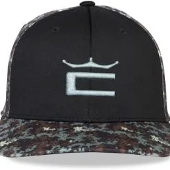 Cobra Golf Cobra Camo Crown C Snapback Golf Hat -Golf Clubs Shop CobraCamoCrownCSnapback Black 1