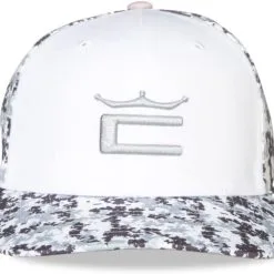 Cobra Golf Cobra Camo Crown C Snapback Golf Hat -Golf Clubs Shop CobraCamoCrownCSnapback White 1