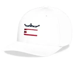 Cobra Golf Cobra Stars And Stripes Crown C Snapback Golf Hat -Golf Clubs Shop CobraStarsandStripesCrownCSnapback White 0