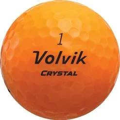 Volvik Crystal Focus Colored Golf Balls -Golf Clubs Shop CrystalFocus2022 OrangeBall