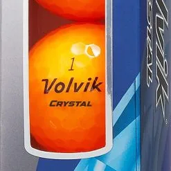 Volvik Crystal Focus Colored Golf Balls -Golf Clubs Shop CrystalFocus2022 OrangeSleeve