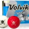 CaddiesShack Custom Jolly Rogers Skull & Crossbones Volvik Crystal Golf Balls -Golf Clubs Shop Crystal Logo Boxes