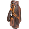 Sun Mountain 2023 Dundee Leather Cart Bag -Golf Clubs Shop Dundee N230412 java brown pecan