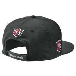 Wilson Staff Golf Flat Brim Tour Caps - Assorted Colors -Golf Clubs Shop Flat Brim Black 2