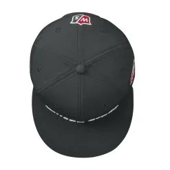 Wilson Staff Golf Flat Brim Tour Caps - Assorted Colors -Golf Clubs Shop Flat Brim Black 3