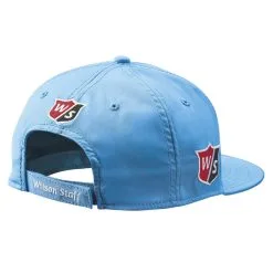Wilson Staff Golf Flat Brim Tour Caps - Assorted Colors -Golf Clubs Shop Flat Brim Blue 2
