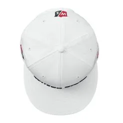 Wilson Staff Golf Flat Brim Tour Caps - Assorted Colors -Golf Clubs Shop Flat Brim White 3