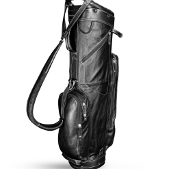 Sun Mountain Golf Leather Cart Bag -Golf Clubs Shop G823540LeatherCartBlack White