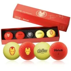 Volvik Marvel Limited Edition Marvel Golf Ball Gift Packs -Golf Clubs Shop Iron Man