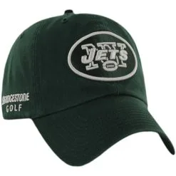 Bridgestone Golf '47 Brand NFL Clean Up Hats -Golf Clubs Shop Jets 724b1640 1a0d 4696 96bc 51bc3a40b77a