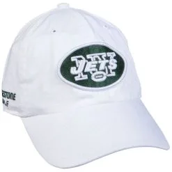 CaddiesShack Bridgestone Golf '47 Brand NFL Clean Up Hats (Alternate Colors) -Golf Clubs Shop Jets Alt f0de089a b67d 4551 b085 382b86b0658d