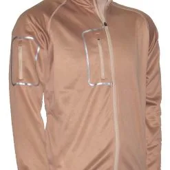 The Weather Company TWC Men's Poly-Flex Full Zip Jacket -Golf Clubs Shop Men s PolyFlex Jacket Iced Coffee Cream scaled