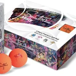 Saintnine America Saintnine Misty Premium Matte Golf Balls 12 Saintnine America Saintnine Misty Premium Matte Golf Balls -Golf Clubs Shop MistyMatteOrange0