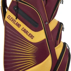 Team Golf NBA The Bucket II Team Effort Cart Bag -Golf Clubs Shop NBA Cart Bag Cavaliers 2
