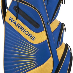 Team Golf NBA The Bucket II Team Effort Cart Bag -Golf Clubs Shop NBA Cart Bag Warrriors 2