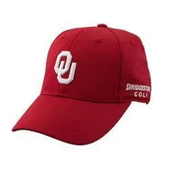Bridgestone Golf NCAA MVP Performance Caps / Hats -Golf Clubs Shop OU