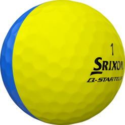 Cleveland Golf Srixon Q-Star Tour Divide Golf Balls - Dozen -Golf Clubs Shop Q StarDivideBlueYellowBall1