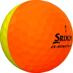 Cleveland Golf Srixon Q-Star Tour Divide Golf Balls - Dozen -Golf Clubs Shop Q StarDivideOrangeYellowBall1