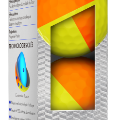 Cleveland Golf Srixon Q-Star Tour Divide Golf Balls - Dozen -Golf Clubs Shop Q StarDivideOrangeYellowSleeve