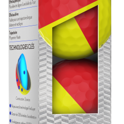 Cleveland Golf Srixon Q-Star Tour Divide Golf Balls - Dozen -Golf Clubs Shop Q StarDivideRedYellowSleeve