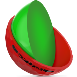 Cleveland Golf Srixon Soft Feel Brite Matte Color Golf Balls 53 Cleveland Golf Srixon Soft Feel Brite Matte Color Golf Balls -Golf Clubs Shop SOFTFEEL13 BRITERED FLIPPEDCORE Reflection