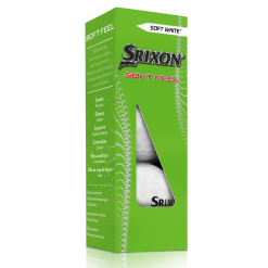 Cleveland Golf Srixon Soft Feel Golf Balls -Golf Clubs Shop SOFTFEEL13Sleeve PureWhite FLIP reflection