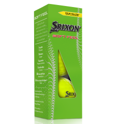 Cleveland Golf Srixon Soft Feel Golf Balls -Golf Clubs Shop SOFTFEEL13Sleeve TourYellow FLIP reflection