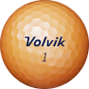 Volvik Solice Orange 3 Ball Sleeve -Golf Clubs Shop SOLICE BALL ORANGE