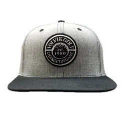 Volvik Golf VSB Snapback Hat / Cap -Golf Clubs Shop Snapback VSB 18 Grey Black 3