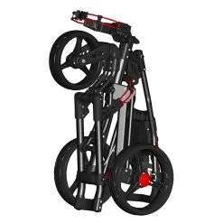 TGIB Spin It Golf Easy Drive 3-Wheel Push Cart -Golf Clubs Shop SpinitEasyFold Folded