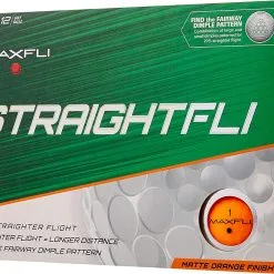 Golf Works Maxfli StraightFli Golf Balls -Golf Clubs Shop StraightFli Matte Orange