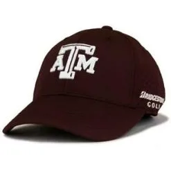 Bridgestone Golf NCAA MVP Performance Caps / Hats -Golf Clubs Shop Texas A M c5093d5d ce0d 432f b62a b6271cf92165